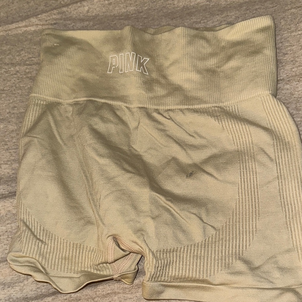 PINK Victoria's Secret Athletic Shorts - Tan
